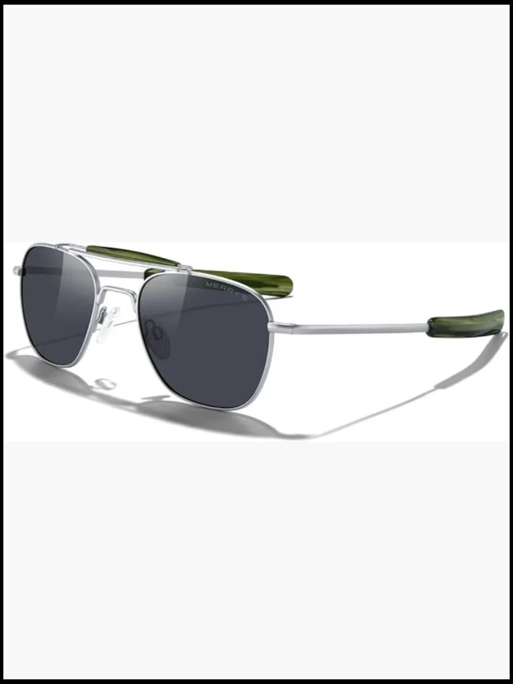 Metal Frame Polarized Sunglasses with UV Protection